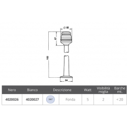 Fanale serie 20 fonda 2