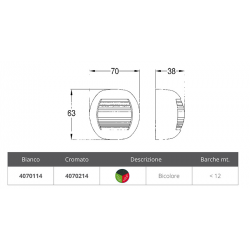 Tofarget Apollo-serie frontlykt 2