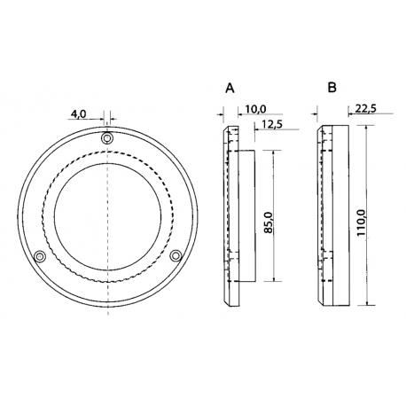LED-undervattensspotlight