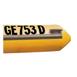 Svarta Gomfix-bokstäver och siffror, 150 mm