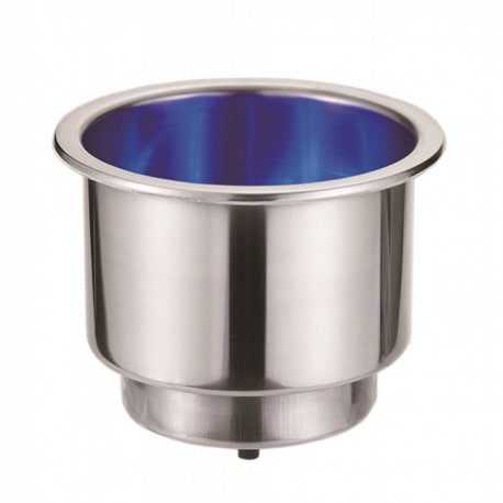 Stainless steel cup and can holder