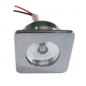Waterproof square courtesy light 1 led