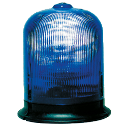 Luce rotante flash blu