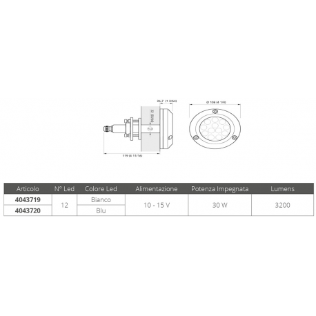Challenger Underwater Light 30