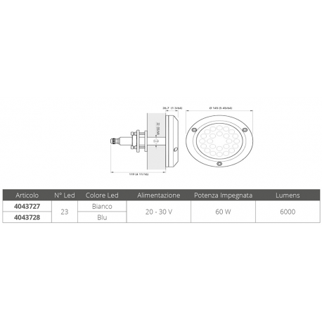 Challenger Underwater Light 60