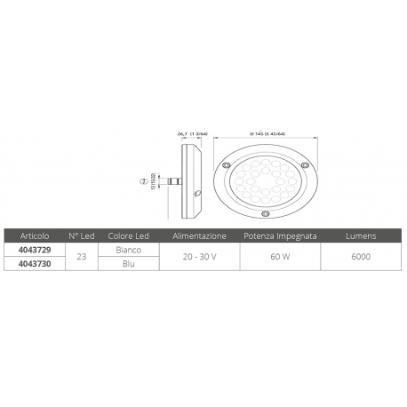 Underwater light challenger 60 sp