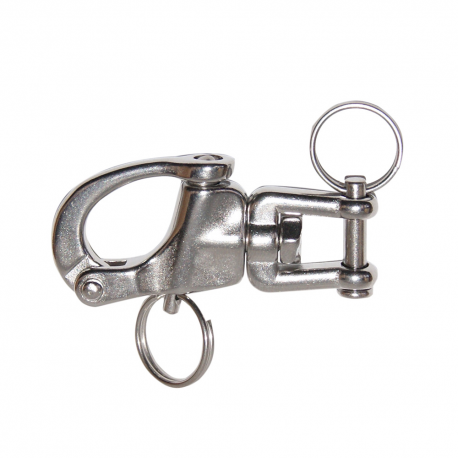Spinnaker snap hook with swivel shackle stainless steel 316