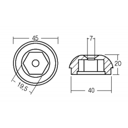 Spinnare för bogtryckssidans kraft-Sleipner SP55/75/95 2