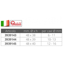 Vesitiivis polykarbonaattikaapeliläpivienti 2