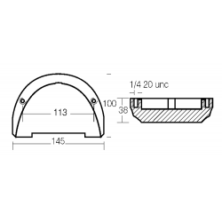 Foot plate left/dp-s 2