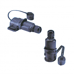 Polycarbonate socket and plug