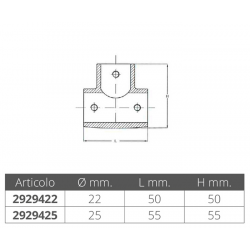 Straight tee fitting 2
