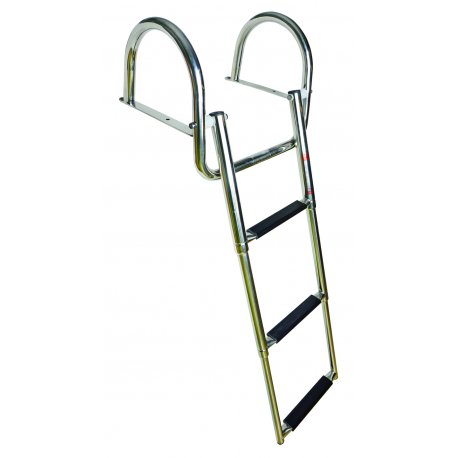 Telescopic and folding ladder