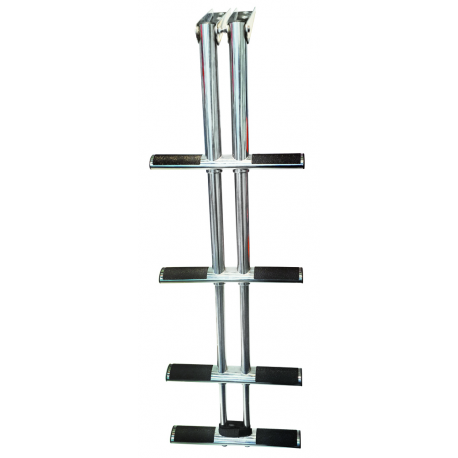 Stainless steel telescopic ladders