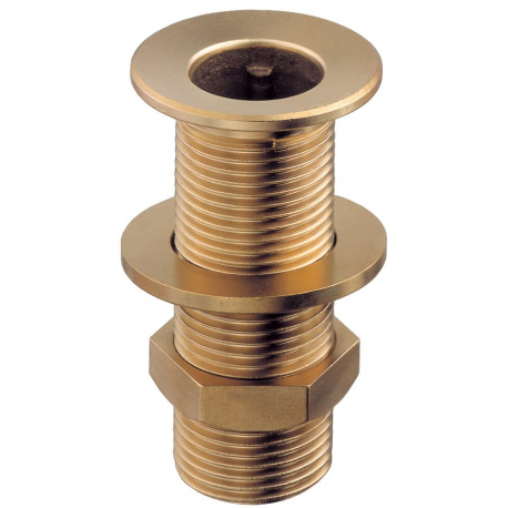 Polished brass sump drain