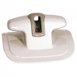 Bitta with pulley for rope - Colour grey RAL7035