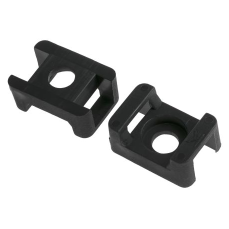 Saddle mount for cable ties