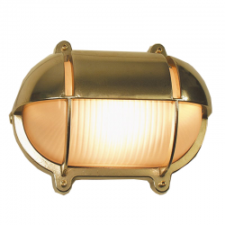 Ovale messing schildpad