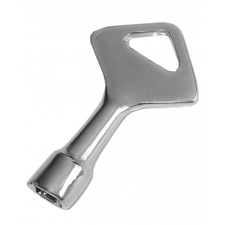 Tavella con chiave in ottone cromato