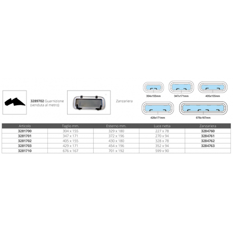 Mosquito net for porthole var.2