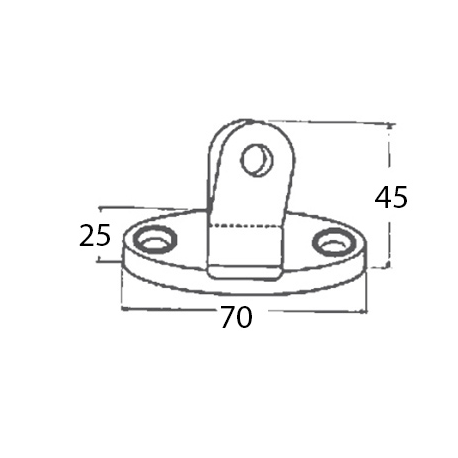 Gelede vorksteunen van roestvrij staal