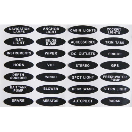 Black 4-switch panel