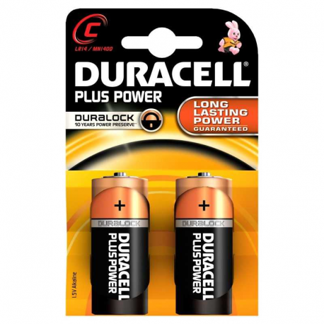 Alkaline batteries power plus c 1/2 torch