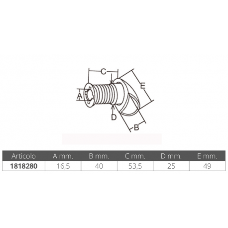 Scarico gavone ancora