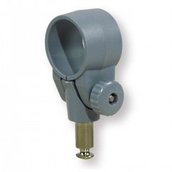 Justerbar grå nylon årelås med krage - Innvendig diameter