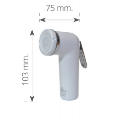 Verchroomde ABS douche 2