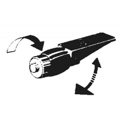 Verstelbare expansiekap ø mm.22 in nylon 2