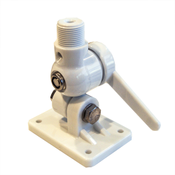 Dobbeltleddet ABS-base med kabelnippel