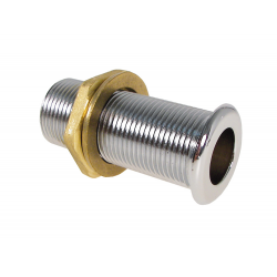 Chromed brass sea discharge