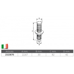 Chromed brass sea discharge 2