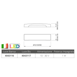 White courtesy light tab cpa 1 2