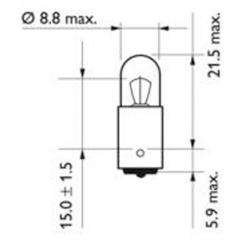 Enpolig 9s-lampa 2