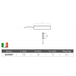 Suspended anode without terminal 2
