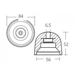 Nosepiece for bow thrust vetus 2