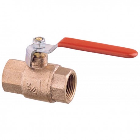 Bronze ball valve with galvanized steel lever - Guidi