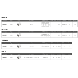 Öljynsuodatin 8/155 hv 2
