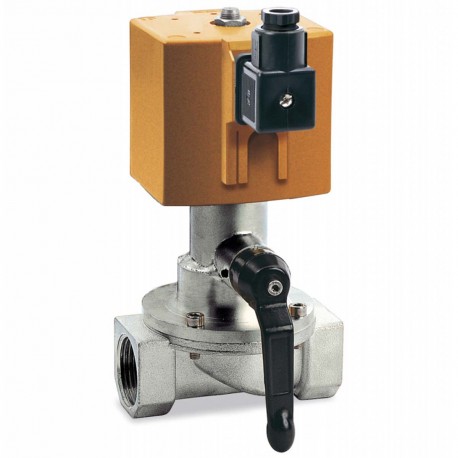 Nickel plated brass and stainless steel solenoid valve