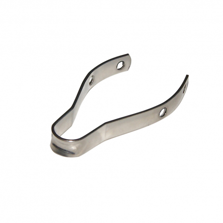 Extended stainless steel clamp