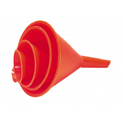 Set of 4 plastic funnels