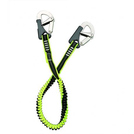 Safety tape mt.1,5 static double karabiner