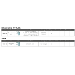 Fuel filter ø mm.8 for Suzuki 2