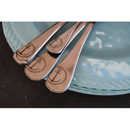 Anchor-line cutlery set