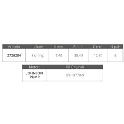 Girante johnson rif.or.09-1077b-9 2