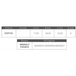 Girante renault 48300006/7 2