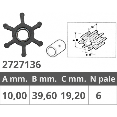 Impeller sole' 321.11.008