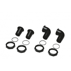 Straight hose connector ø mm. 38